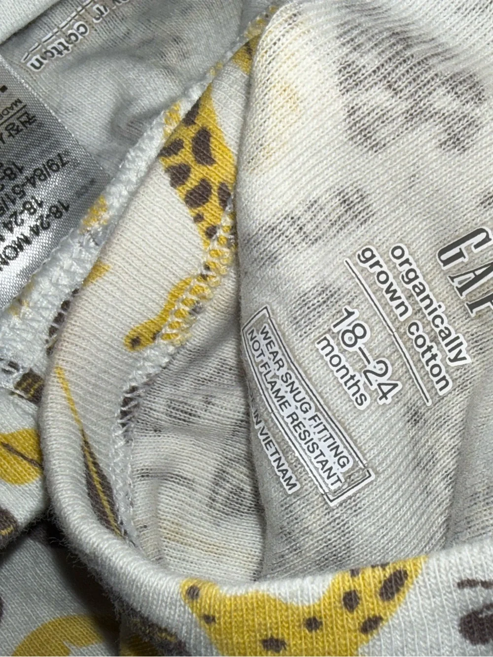 GAP Baby Organic Cotton Pj set size 18-24 months